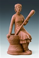 藏品(魯凱族女性塑像)的圖片